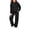 Black, variant on Girls Sweatsuit 2 Piece Jogger Sets Fleece Hoodie Sweatshirt & Jogger Sweatpants Boys Athletic Tracksui𝘁 Cute Graphic Outfits