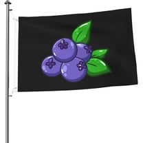 Sweet Blueberry Flag 2x3 Ft Double-Sided Durable Outdoor Decorative Banner Polyester Home Flags Yard Lawn Welcome Flag