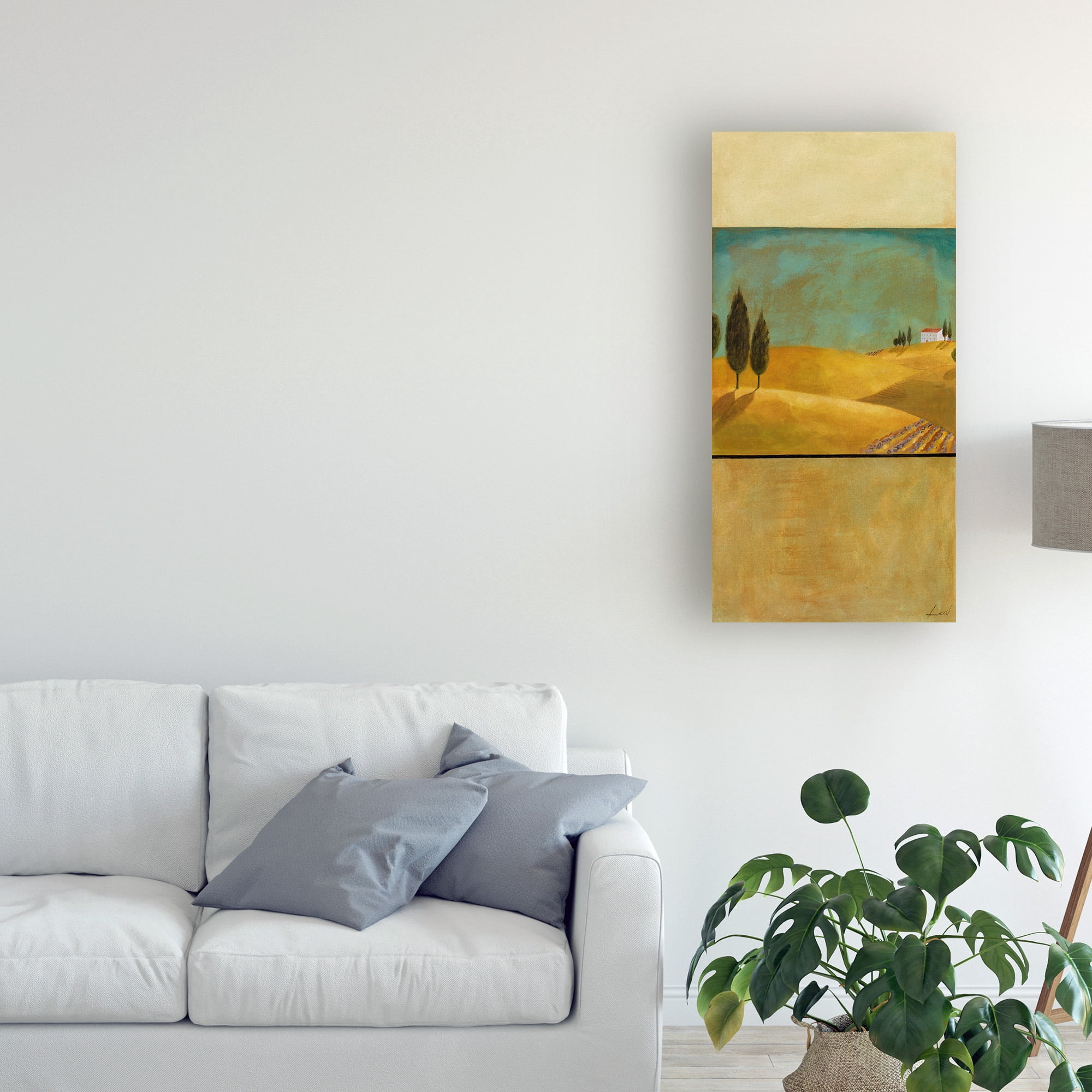 Trademark Fine Art 'Tuscan Landscape 3' Canvas Art by Pablo Esteban