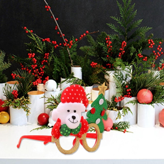Accesorios para gafas de Navidad perfecl Regalos Decoración con purpurina PC