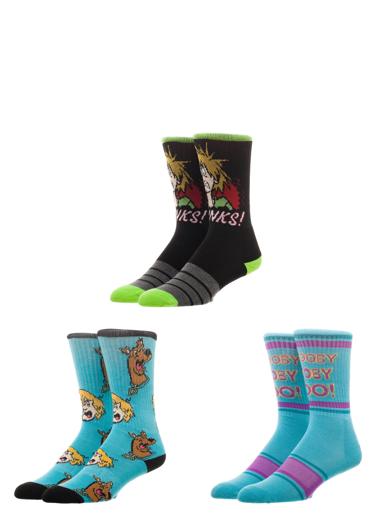 Scooby Doo Athletic Cushion Crew Socks 