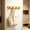 Khaki, variant on Wall Mounted Hook Rack with 6 Hooks, Wood Coat Rack for Bathroom Kitchen Living Room, Rustproof Towel Hanger for Hanging Coats Hats Bags Keys