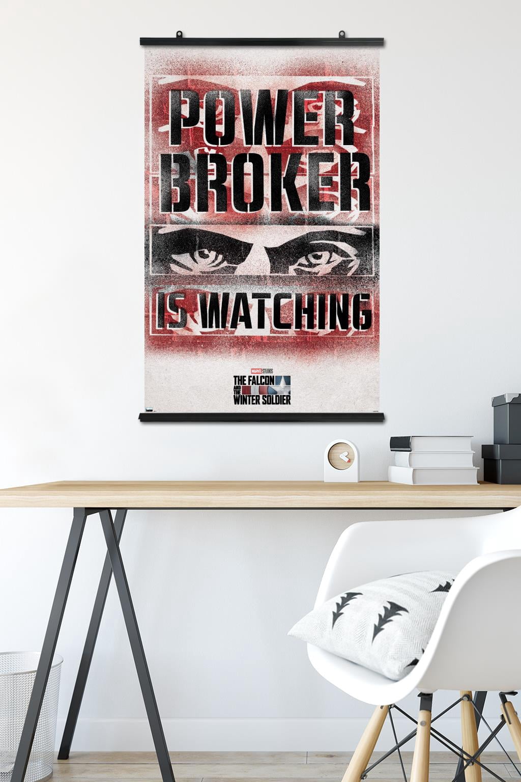 Marvel Falcon and Winter Soldier - Power Broker Watching 2 Wall Poster, 22.375" x 34"