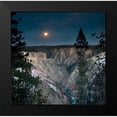 thumbnail image 2 of Stalowy, John 20x20 Black Modern Framed Museum Art Print Titled - North Rim Moon Rising, 2 of 5