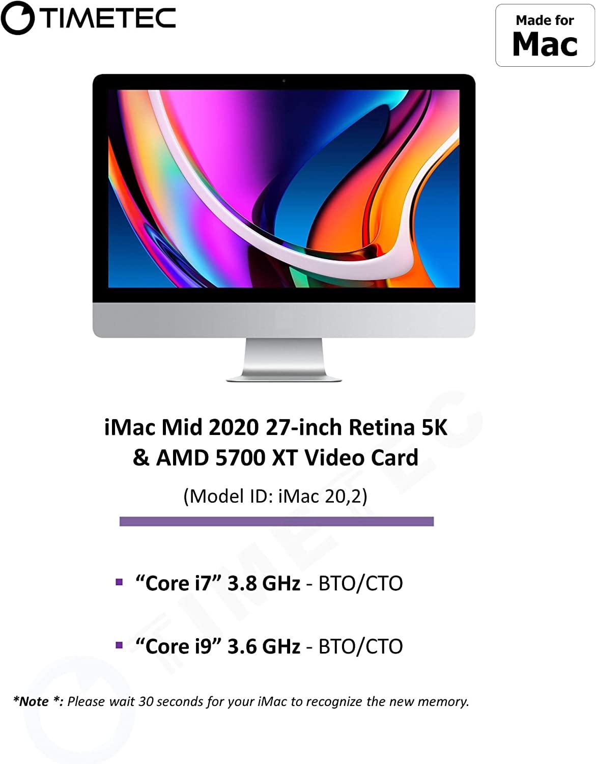 Timetec Hynix IC 64GB KIT(4x16GB) Compatible for Apple 2019 iMac 27-inch w/Retina 5K Display DDR4 2666MHz PC4-21300 2Rx8 CL19 1.2V SODIMM Memory RAM Upgrade (64GB KIT(4x16GB))