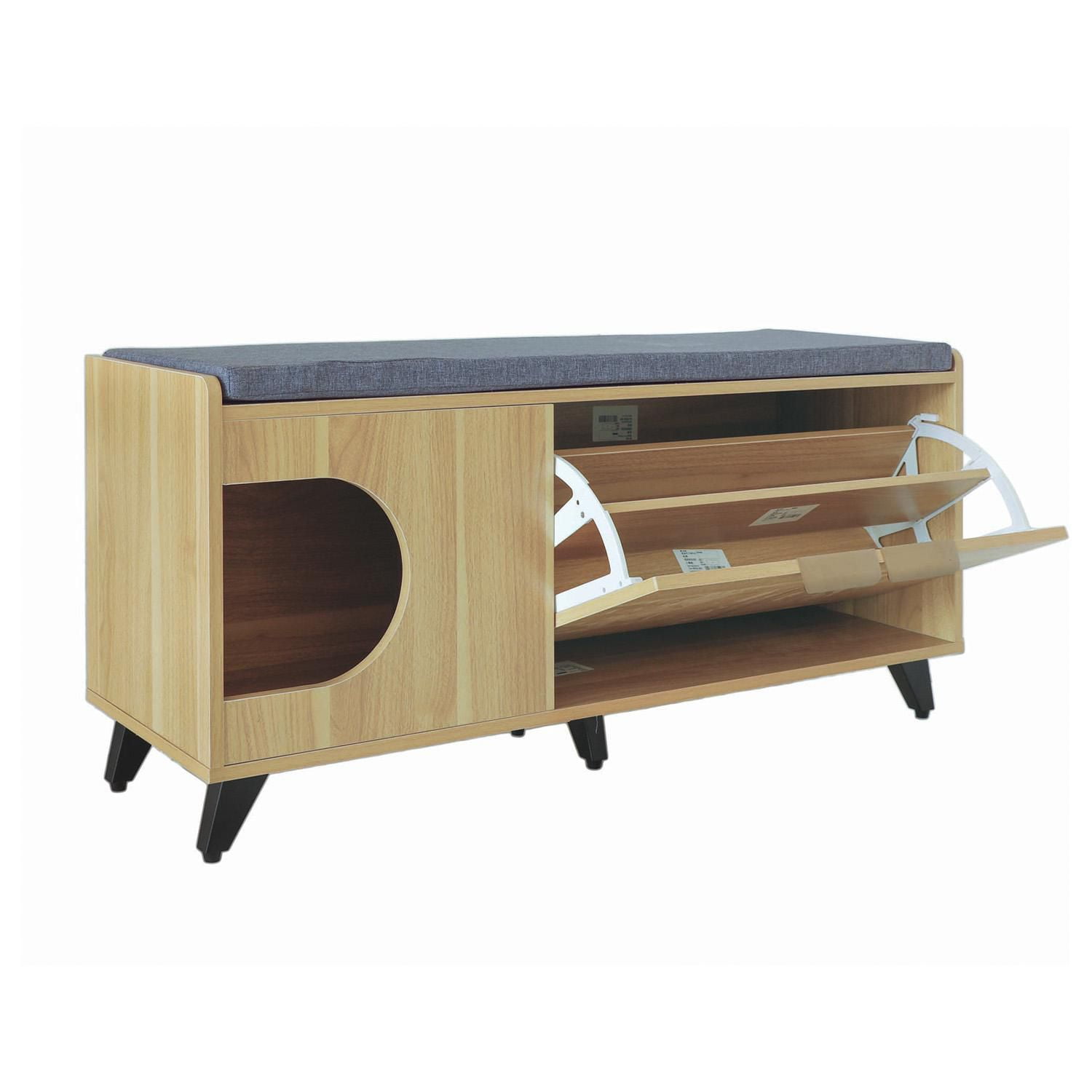 Meuble Multifonctionnel Instachew INAKA avec Niche pour Animaux et Rangement à Chaussures