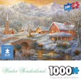 thumbnail image 1 of Sure-Lox 1000 PC Winter Wonderland ™ Winter Merriment Puzzle, 1 of 2