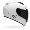Bell Qualifier DLX Full-Face Motorcycle Helmet (Gloss Solid White, Medium)