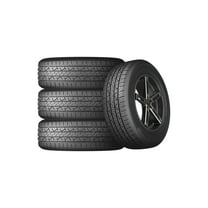 Set of 4 Continental CrossContact LX25 225/60R18 100H Tires