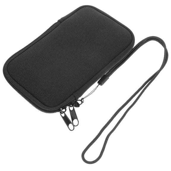OUNONA Portable Neoprene Phone Pouch with Lanyard for Women Waterproof Cell Phone Sleeve Case for Walking and Beach Phone Bag for Storage
