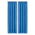 thumbnail image 2 of Yyuenw 1pcs 71x41-Inch Curtains Heat Insulation Energy Saving Bedroom And Kitchen Curtains Ama Border Scandinavian Solid Colour Silk Curtains, 2 of 3