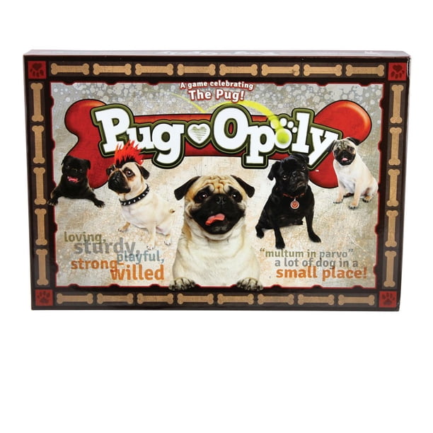 Juego de mesa Late for the Sky Pug-opoly para 2 a 6 jugadores