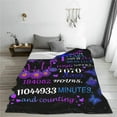 thumbnail image 4 of LHSHID 21th Birthday Gifts for Girls Soft Warm Throw Blanket Lightweight Flannel Fleece Bed Blanket Gift for Girls Boys Men Women Chair Couch, 4 of 7