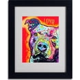 thumbnail image 2 of Matted art under acrylic in a black frame, 2 of 3