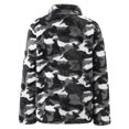 thumbnail image 4 of Sherpa Lined Jacket Women Womens Warm Winter Coats Fuzzy Fleece Parka Jacket Hooded Thicken Down Jacket Women Faux Fur Outerwear with Pockets Puffer Cropped Jacket, 4 of 6