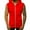 Red, variant on Dxzfnsa Summer Tank Tops for Men Fashion Men's Casual Solid Color Workout Hooded Tank Tops Zip Up Sleeveless Shirts Bodybuilding Gym Hooded Tops with Pockets