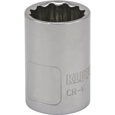 Klutch Socket, SAE, 13/16in., 1/2in.-Drive, 12-Pt.