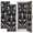 Color 3, variant on Rustic 2 Pcs School Locker Magnetic Wallpaper 12" x 36" Gothic Black White Skulls Snakes Butterflies Hearts Reusable Removable Locker Accessories Back to School Supplies