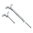 thumbnail image 1 of STAWAY T316 Stainless Steel Adjustable Cable Railing Kit for Wood Posts - 1/8" Wire Rope, 0-180° Angle, Easy Install, Marine Grade, 10 Pack, 1 of 9