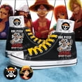 thumbnail image 4 of Nuevas zapatillas de lona de caña alta con dibujos animados de One Piece Anime Luffy Sabo Ace, zapatillas versátiles, regalos para vacaciones, 4 of 4