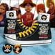 thumbnail image 5 of Nuevas zapatillas de lona de caña alta con dibujos animados de One Piece Anime Luffy Sabo Ace, zapatillas versátiles, regalos para vacaciones, 5 of 5