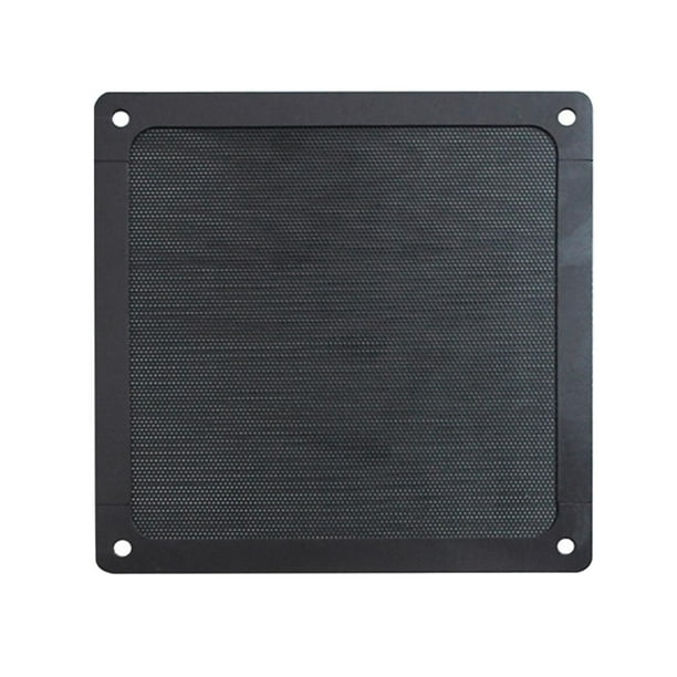 Polvo de ventilador de refrigeración magnético, cubierta de filtro de ventilador a prueba de polvo, enfriador de PC, red antipolvo, cubierta de red de 12x12cm con Agujero Sunnimix Filtros de polvo de enfriamiento del ventilador