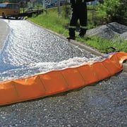 Quick Dam Water Force Portable Water Dam That Rises with the Flow of Water, 6in Height x 17ft Length