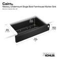 thumbnail image 6 of Kohler 25784-CM4 36 in. Undermount Single Bowl Farmhouse Kitchen Sink - Matte Gray, 6 of 7