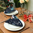 thumbnail image 3 of GZHJMY Space Rocket Cloth Napkins Set of 4, Reusable Washable Polyester Dinner Napkins for Family, Restaurant, Wedding, Party Decor 20 x 20 Inch, 3 of 7
