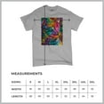 thumbnail image 5 of Tee Hunt Lovable Cat T-Shirt Dean Russo Colorful Felis Catus Men's Tee, Gray, 5X-Large, 5 of 5