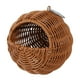 thumbnail image 3 of Cesta de flores tejida con forma de nido de pájaro, redonda, para colgar en pared, tejida a mano, para balcón, hogar y exterior., 3 of 9