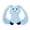 Blue, variant on Long Ears Rabbit Dog Squeaker Toys With Crinkle Paper Stuffed Interactive Chew Bunny Toy
