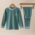 thumbnail image 2 of Hpgjzj Kids Boys Girls Thermal Underwear Set Fall Winter Warm Base Layer Long Johns 2 Piece Outfits, 2 of 3