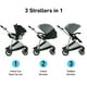 thumbnail image 3 of Graco Modes Element LX Travel System | Includes Baby Stroller with Reversible Seat, Extra Storage, Child Tray, One Hand Fold and SnugRide 35 Lite LX Infant Car Seat, Lynwood, 3 of 5