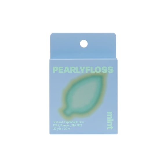 Pearlyfloss Mint Dental Floss, 33 Yards