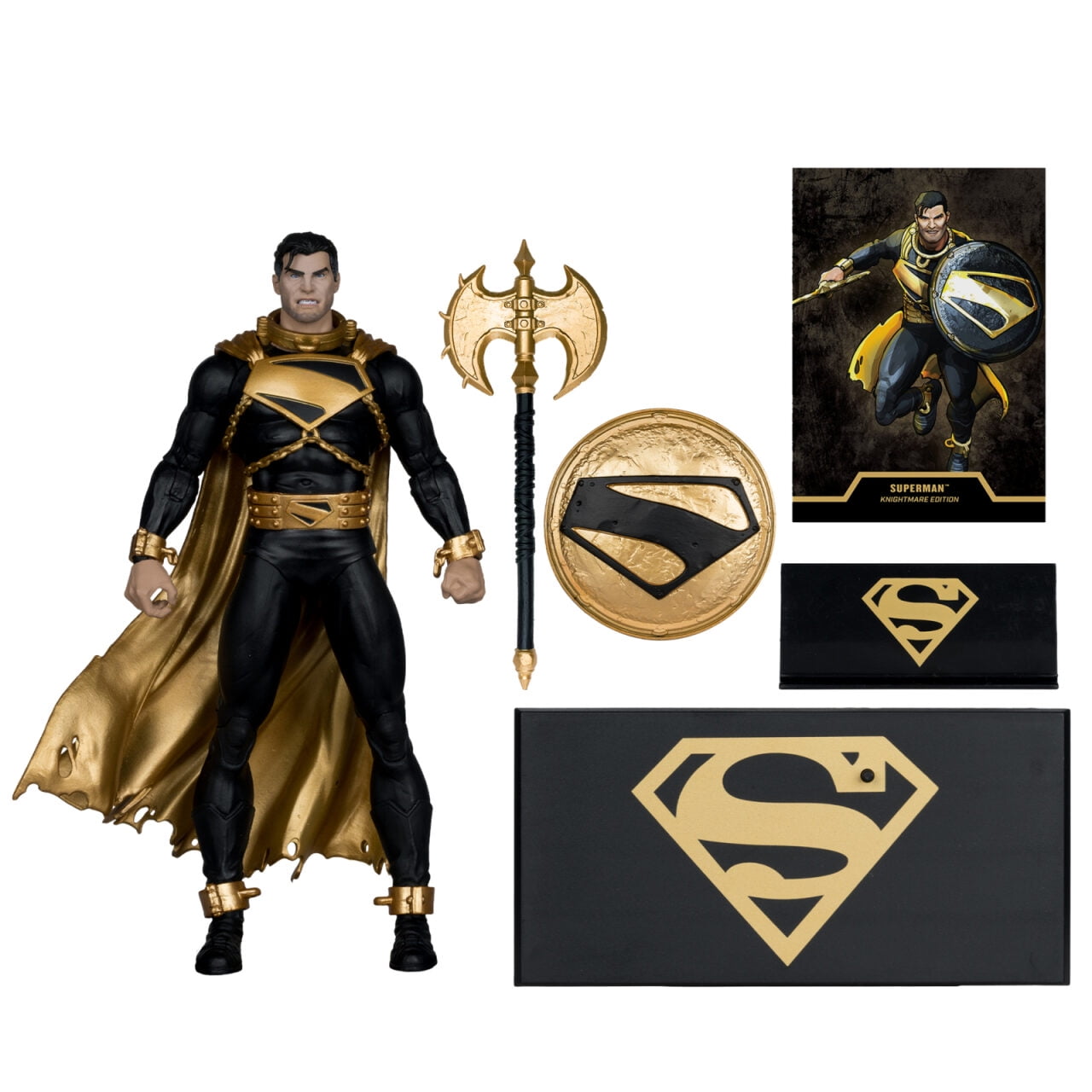 Superman (DC Multiverse: Future State Knightmare Edition) 7" Action Figure Gold Label - McFarlane Toys
