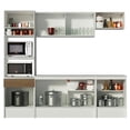 thumbnail image 5 of Cocina Integral Completa 240cm Topazio Madesa - Blanco/Marrón Madesa G2008809, 5 of 5