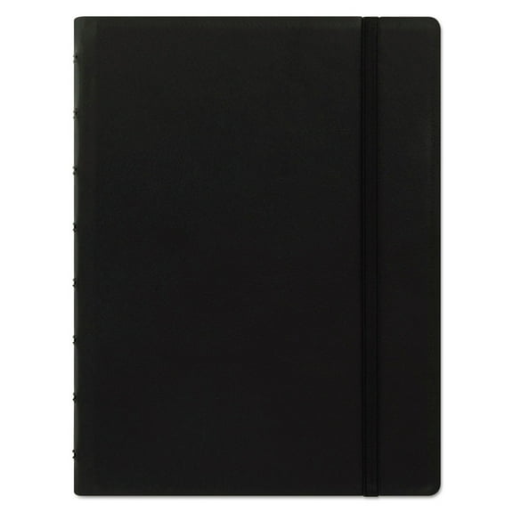 Filofax Notebook College Rule Black Cover 8 1/4 x 5 13/16 112 Sheets/Pad B115007U