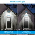 thumbnail image 4 of TORCHSTAR 4 Pack Solar Motion Lights, Wide Angle Security Lights, 270° Beam Angle, 4 of 7
