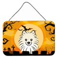 thumbnail image 1 of Caroline's Treasures Halloween Pomeranian Impresiones para colgar en la pared o en la puerta BB1765DS812, 8HX12W Caroline's Treasures BB1765DS812, 1 of 1