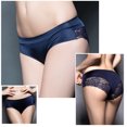 thumbnail image 4 of Bragas de seda helada de 3 piezas, bragas de encaje, bragas de seda sin costuras de estilo fino para mujer, bragas ultrafinas para mujer pequeña, 4 of 5