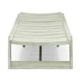 thumbnail image 3 of Tina Outdoor Wood and Iron Chaise Lounges (Set of 2), Light Gray and Gray, 3 of 6