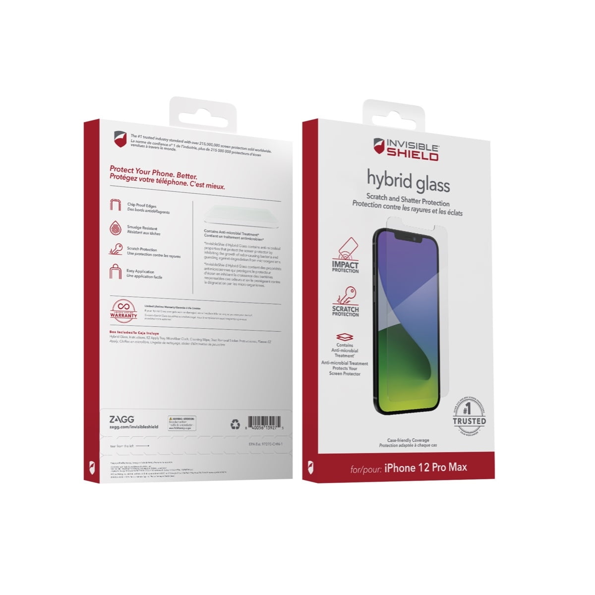 ZAGG InvisibleShield® Glass+ Screen Protector for Apple iPhone 12 and 12  Pro 200106689 - Best Buy