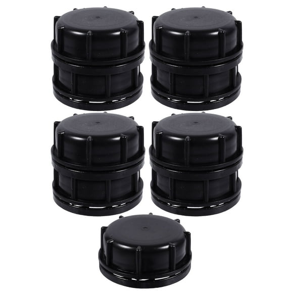 Masteelf 10 Pcs Plastic Bucket Lid Food Safe with Anti Splashes Lids Chemical Cover Buckets Travel Black