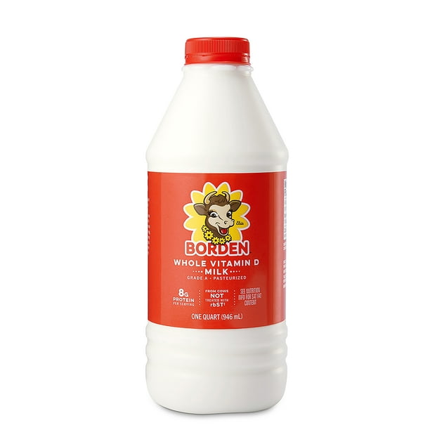 Borden Vitamin D Whole Milk 1 Quart Walmart Com Borden Vitamin D Whole Milk 1 Quart Walmart Com