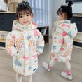 thumbnail image 6 of Girls winter coat Jacket,Toddler Kids winter Jackets Snowsuit Hooded Windbreaker with Soft Fur Hoodies for Girls, 6 of 9