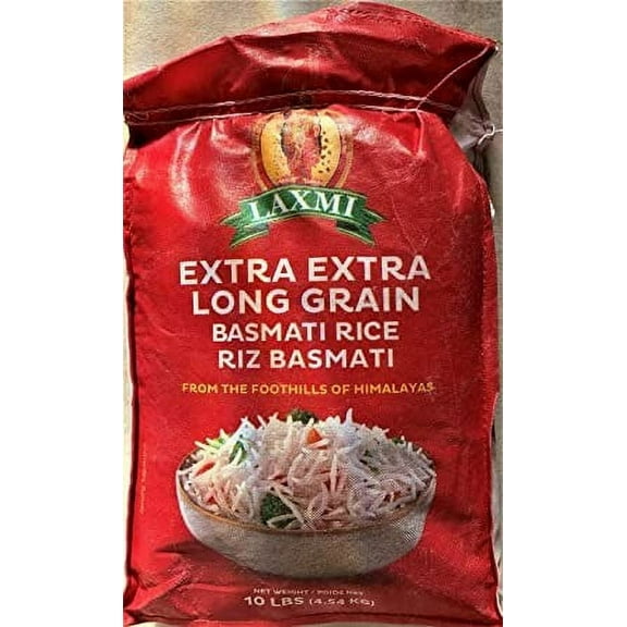LAXMI EXTRA LONG GRAIN BASMATI RICE 10LB
