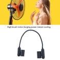 thumbnail image 3 of Ventilador De Cuello Portátil, Manos Libres De 3 Velocidades De 4000 MAh Batería USB USB Recargable Ventilador Personal Portátil Para Casa, Oficina, Viaje, Actividades Al Aire, 3 of 7