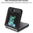 thumbnail image 2 of Case for Samsung Galaxy Z Flip 5, [Adjustable Bracket] Shockproof PC Shell with Lens Protection Galaxy Flip 5 Phone Case, Black, 2 of 14