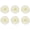 Beige, variant on 6 Pcs Sky Blue Paper Flowers, 6" 3D Tissue Pom Poms, Wedding & Birthday Party Decorations